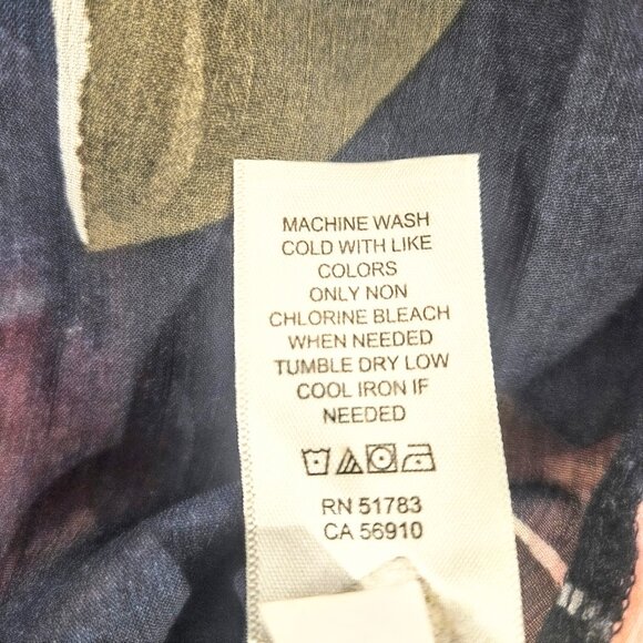 Maurices Floral Tiered Sleeveless Spaghetti Strap V-Neck Maxi Dress Plus Size 2X - Picture 9 of 9